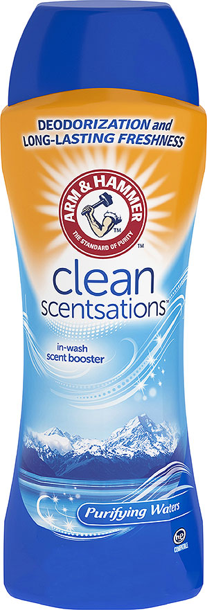 Intensificador de aroma para el lavado ARM & HAMMER Clean Sensations, con aroma Purifying Waters